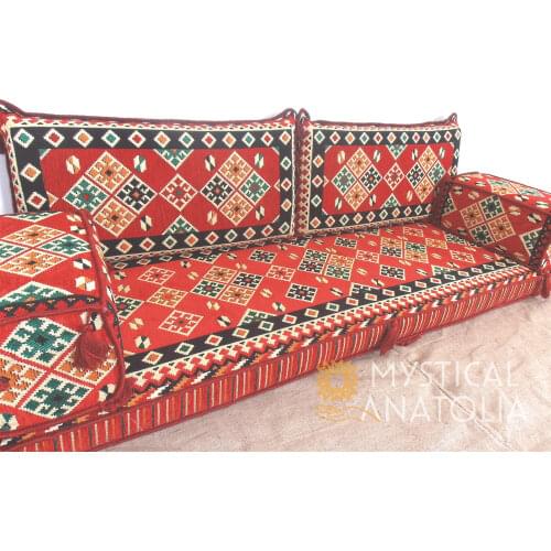Arabic Floor Seating / Arab Majlis Sofa / Arabic Couches / Oriental Seating / Benc Cushions / Jalsa