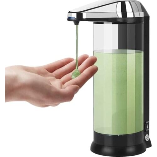 Smart Gift Sensor Touchless Liquid Soap Dispenser 500 ml Transparent Soap dish for bathroom Soap dish Bath soap dishes