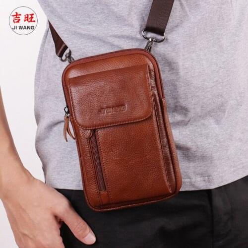 Brand Mens Bags 100% High Quality Genuine Leather Shouder Messenger Bag For Man Fashion Causal Crossbody Tote Bags New Style