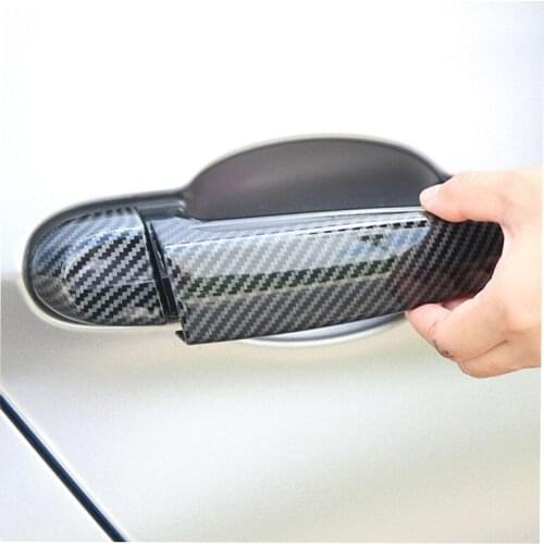 Carbon fiber car door bowl decoration protective trim compatible with BMW 3 series 12 series X1X3X4X5X6