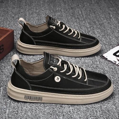 Men shoes 2020 new white board shoes low top light and comfortable mens shoes trend versatile board shoes