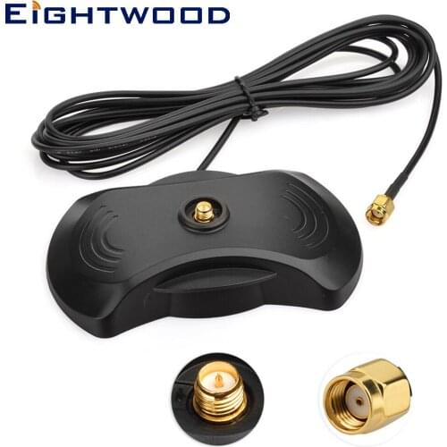 Wi-Fi Antenna Aerial Magnetic Stand Base RP SMA Connector,10ft Cable, 2 x Powerful Magnets for Antenna with RP-SMA connector