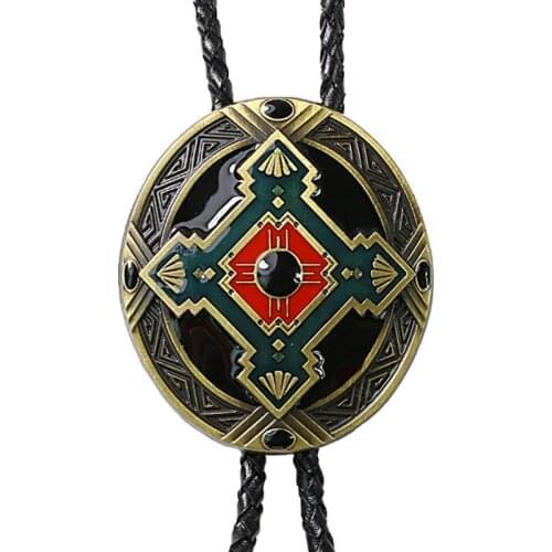 Indian totem bolo tie tie clip American western cowboy bolo tie tie