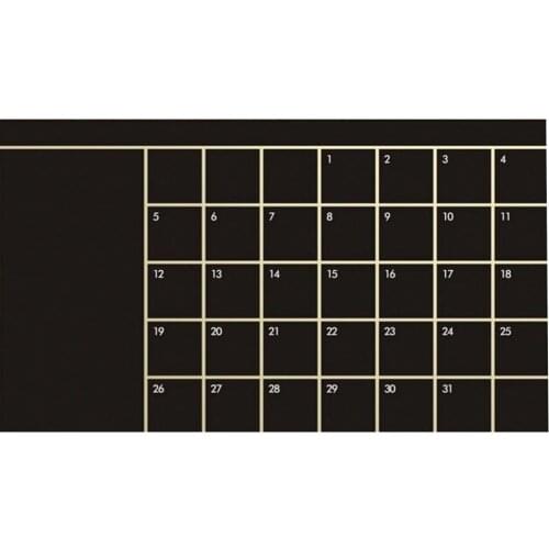 Hot Month Calendar Chalkboard Wall Blackboard 92X60cm Removable Planner Stickers Black Board Office School Vinyl Decals Supplies