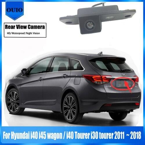 HD rear Camera For Hyundai i40 i45 wagon / i40 Tourer i30 tourer 2011 2012 ~ 2018 Night Vision Backup Parking Reversing Camera