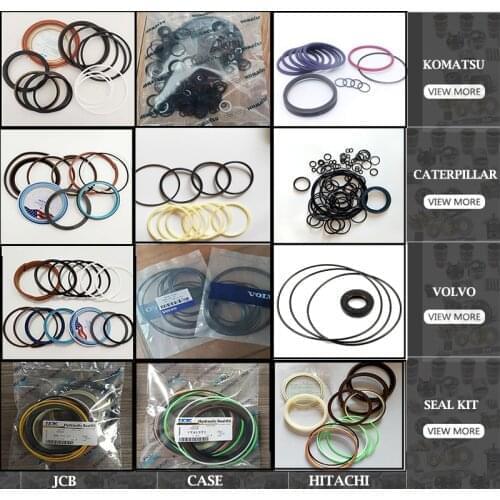 Seal Kits for Excavator Caterpillar Komatsu Hitachi Kobelco Hyundai JCB Doosan Liugong Case