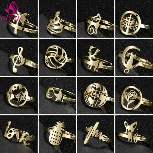 Korean Fashion Punk Ms. Kim Jewelry Wedding Ring Mens Gift Cool Things Steampunk 2020 Trend New Years Gift for Girls Ring Sick