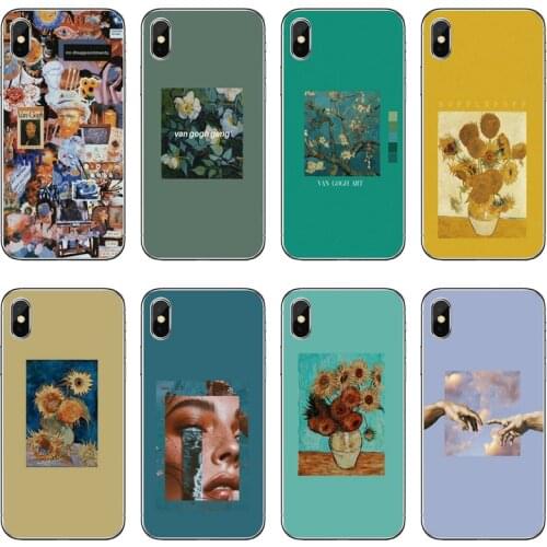 Great art aesthetic van Gogh soft silicone Phone Case For iPhone 8 7 6 6S Plus 11 Pro XS Max XR X 5 5S SE 4S 4 iPod Touch 5 6