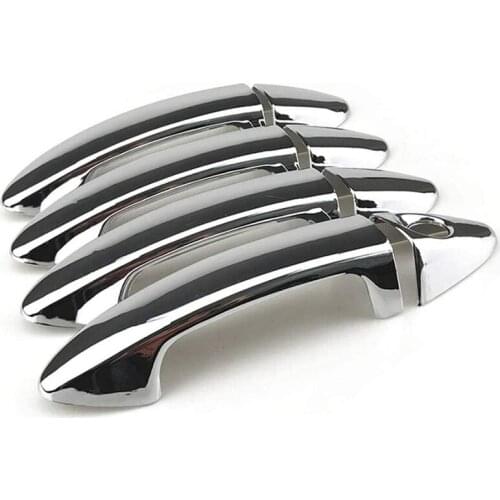 Car Exterior Door Handle Cover Sticker for Ford Fiesta 2009 2010 2011 2012 Accessories