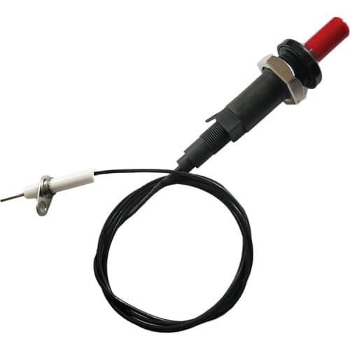 New Piezo Spark Ignition Set With Cable 1000mm Long Push Button Kitchen Lighters