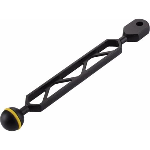 PULUZ 8 inch 20.3cm Aluminum Alloy Ball Arm for Underwater Torch / Video Light, Ball Diameter: 2.5cm