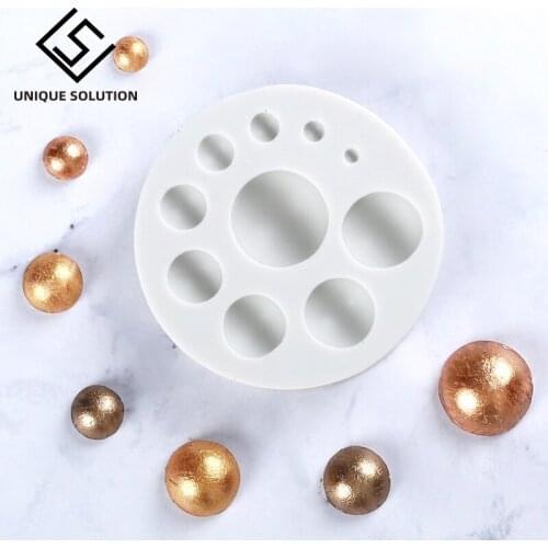 Silicone Cake Model Chocolate Fudge Mold Large Small Multi Size Pearl Ball Shape DIY Baking Kitchen Baking Cake Decoration Tool
