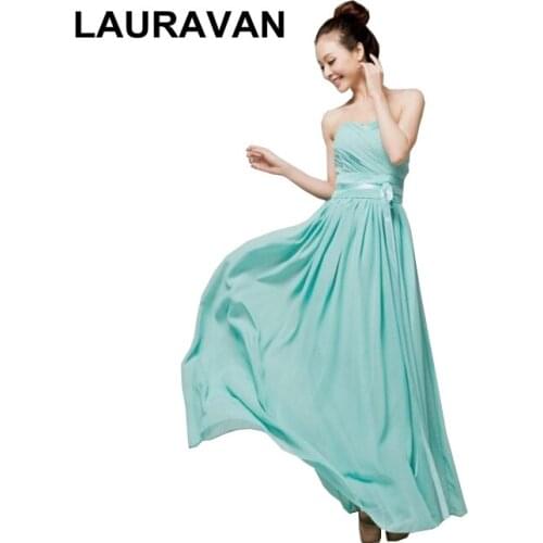 Girls light purple chiffon braidsmaid brides maid dresses maid of honor bridesmaids dress gown from china free shipping B230