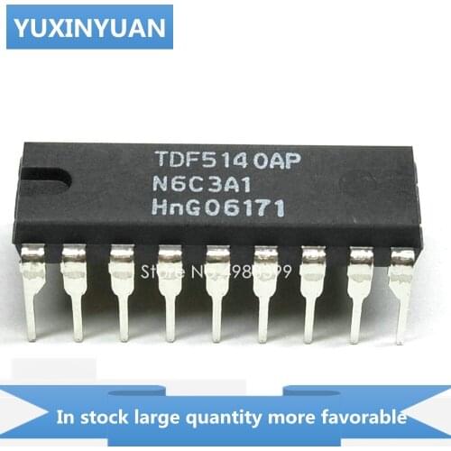 YUXINYUAN 10PCS/LOT TDF5140AP TDF5140 TDF5140A TDF 5140AP F5140AP DIP18 in stock in stock
