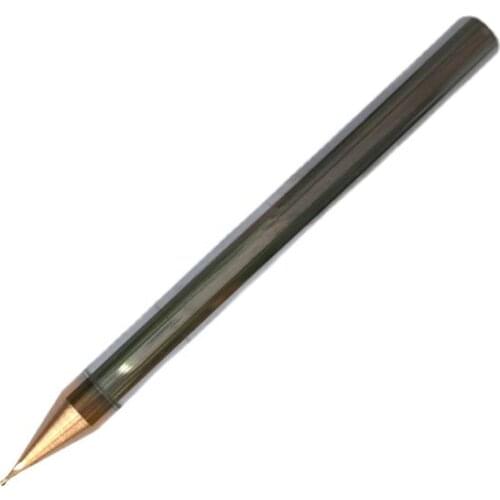 0.2mm,0.3mm,0.4-0.9mm 2 flutes HRC60 solid Carbide Flat Square End Mill CNC Milling Cutters Router Bits Sprial Bits