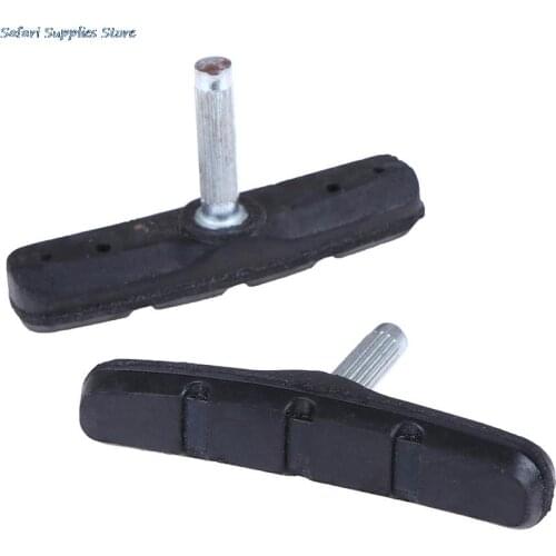 1Pair Durable Mountain Road Bike Brake pads MTB Bicycle Braking V-Brake Holder Shoes Rubber Blocks Cycling Accessories