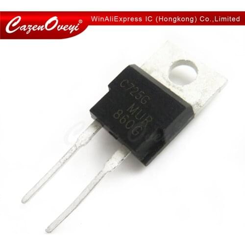 10pcs/lot MUR860 TO220 MUR860G TO-220 U860 Ultra Fast Recovery Rectifiers Transistor new original In Stock