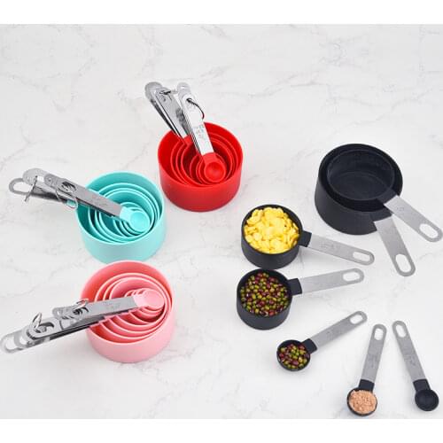 4Pcs/Set Tea Coffee Measuring Spoon Kitchen Cooking Accessories New Durable Stainless Steel Measuring Cup Measuring Tools Set