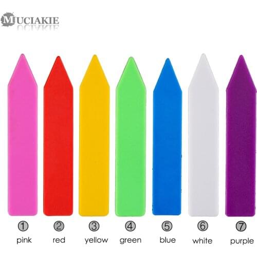 50PCS 10x1.8cm Figure '1' Shaped Decorative Plant Flower Succulent Plastic Labels Nursery Pots Seedling Thicken Mark Tags