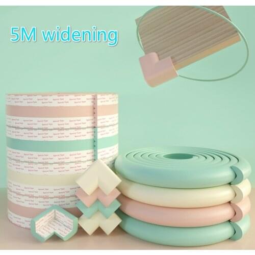 5m Anti-collision Strip To Increase Childrens Anti-collision Corner Bumping Baby Home Desk Corner Wall Stickers Soft Package