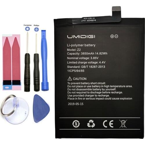 ISUNOO 3850mAh Battery For UMI Umidigi Z2 Battery For UMI Umidigi Z 2 With Tools