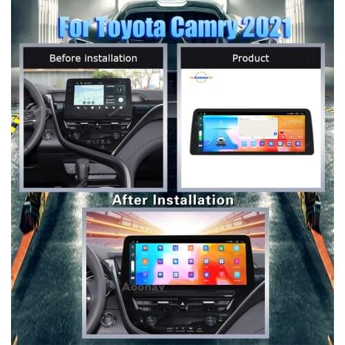 128GB Android Car radio GPS For Toyota Camry 2021 car Multimedia Player Navigation Stereo receiver Head Unit