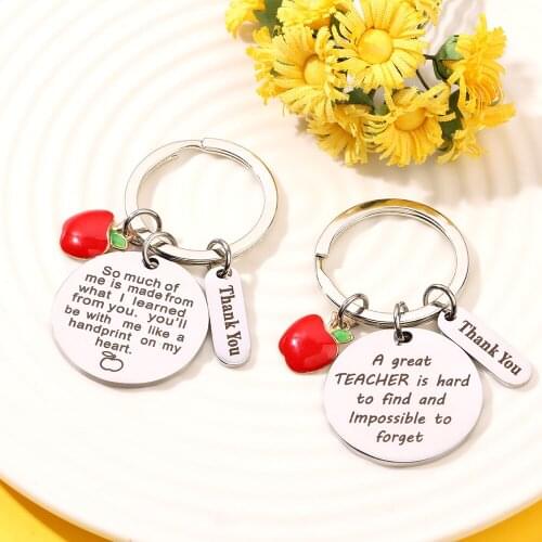 Teacher Appreciation Gifts Keychain Idea for Christmas Birthday Teachers Christmas Thank You Gift Keychains