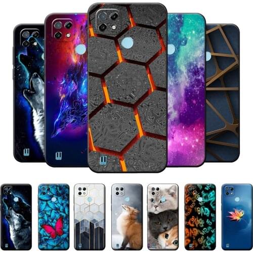 For Realme C21 Case Matte TPU Back Cover For Realme C21 c21 Soft Silicone Phone Case For OPPO Realme C21 C 21 Shockproof Fundas