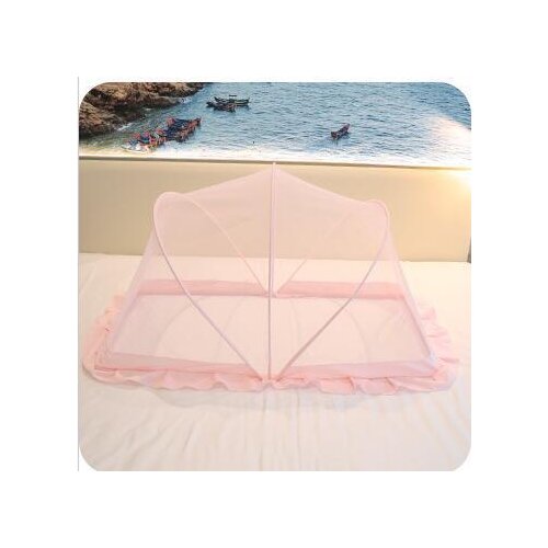 Baby Travel Bed, Portable baby beach tent Sun Shelter, Baby Travel Tent Pop Up Mosquito Net and 2 Pegs, baby lounger