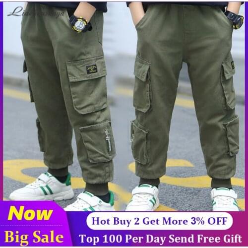 Children Cargo Pants Kids Pants Boys Spring Casual Pants Kids Clothing Cotton Boys Long Trousers Boys Clothing Sport Pants