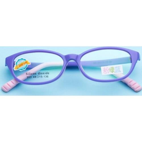 Childrens Pink Spectacle Frames Student Spectacle Frames Myopia Spectacles Silica Gel Amblyopia Childrens Spectacle Frames