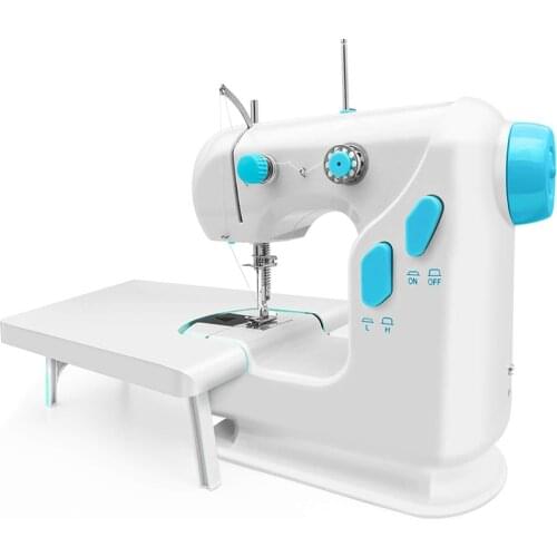 Electric Mini Sewing Machine AM-306 Two-line Small Mesa Household Sewing Machine Small Sewing Machine kids toy