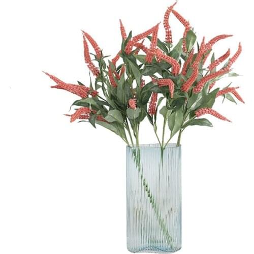 Artificial fox tail flower branch decor fake lavender flowers home garden hotel wedding decor