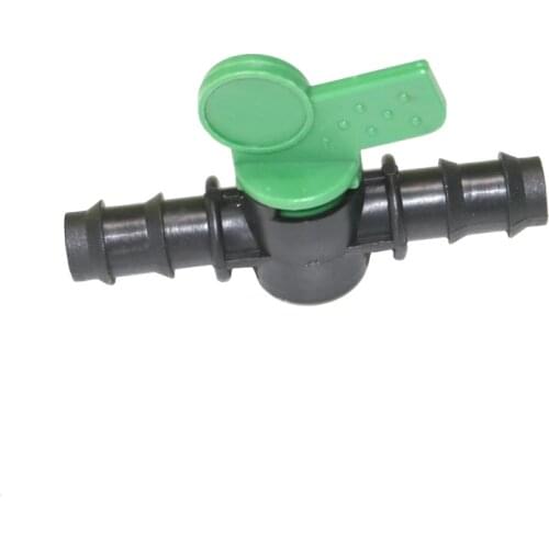 5 Pcs New Valve With Double Barb Irrigation Water Flow Control Hose Connection Size 13mm Used To Homebrew Drip Irrigation System