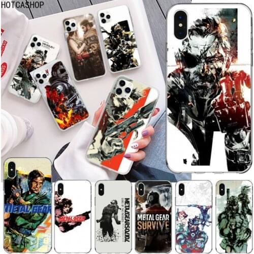 Hot game Metal Gear Phone Case for iphone 12 pro max mini 11 pro XS MAX 8 7 6 6S Plus X 5S SE 2020 XR cover