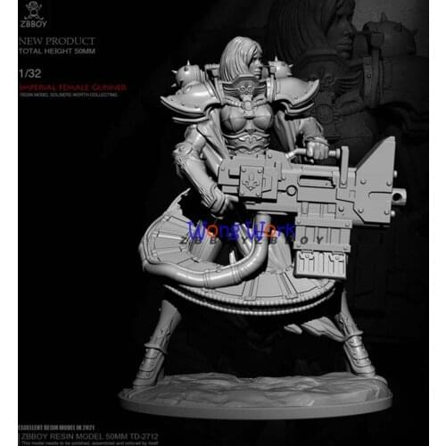 Wong Work Unpainted Resin H50mm Unassembled Garage Kits GK Model Kit Figure TD-2712