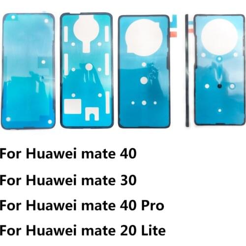 For Huawei P20 30 40 Pro Lite Mate 20 30 Lite / Mate 20 40 Pro Back Glass cover Adhesive Sticker Stickers Glue