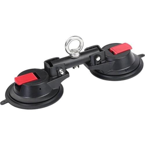 Daul Suction Cup Car Tent Sucker Vacuum Strong Suction Round Push With Hook Camping Picnic Self-Driving Tent Canopy Fixed Holder