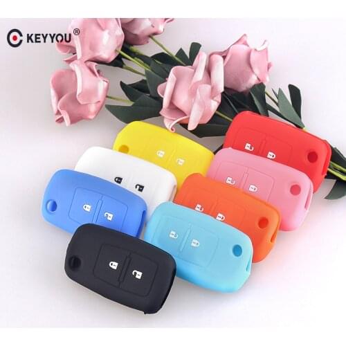 KEYYOU Hot Silicone Car Key Cover Case Shell For VW Golf Bora Jetta POLO Passat For Skoda Octavia A5 Fabia For SEAT Ibiza Leon