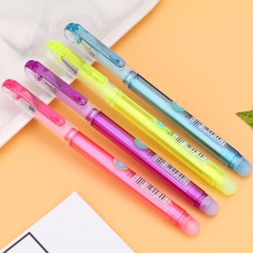 Erasable Pen Kawaii Stationery Cute Pens Creative Stationery Erasable Pen Novelty Writing Ink Gel Pens Kawaii School Supplies