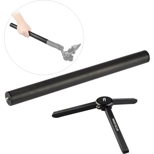 Carbon Fiber Extension Stick Monopod Pole For DJI Ronin S/M WEEBILL LAB Moza AirCross Air2 Crane 2 V2 Smooth 4 3 Gimbal Rod Bars