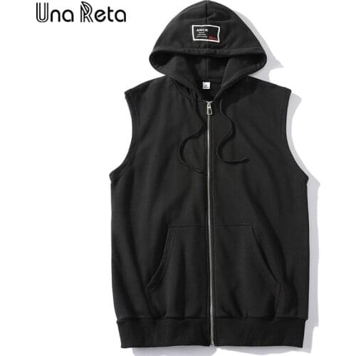 Una Reta Hooded Vests For Men