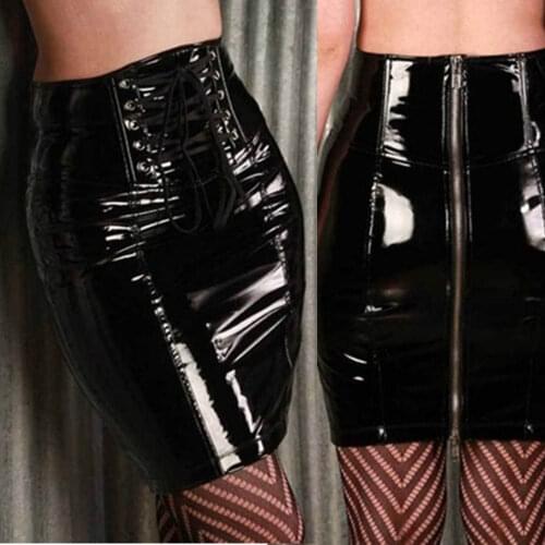 WSHDI Women's Leather Skirts