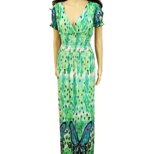 Womens One Piece Dress Party Holiday Style Beach Print Thin Comfortable And Soft