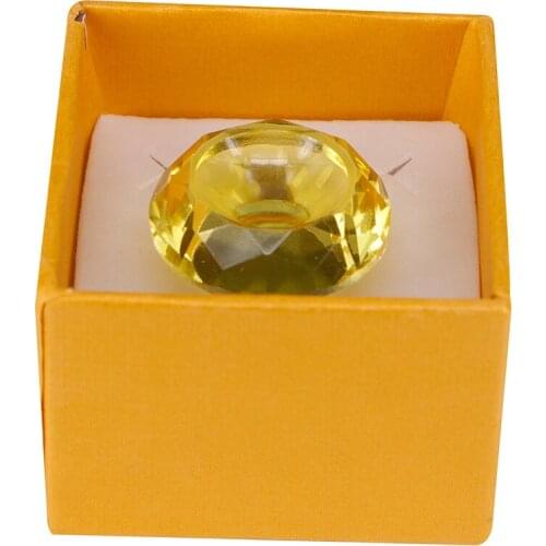 2pcs/lot New Fashion Eyelash Extension Tools Crystal Glue Ring Lash Ring Pink Yellow Transparent