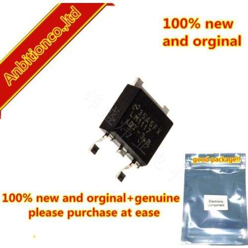 5pcs 100% new and orginal LM1117IDT-3.3 LM1117IDTX-3.3 LM1117 TO-252 800-mA Low-Dropout Linear Regulator in stock