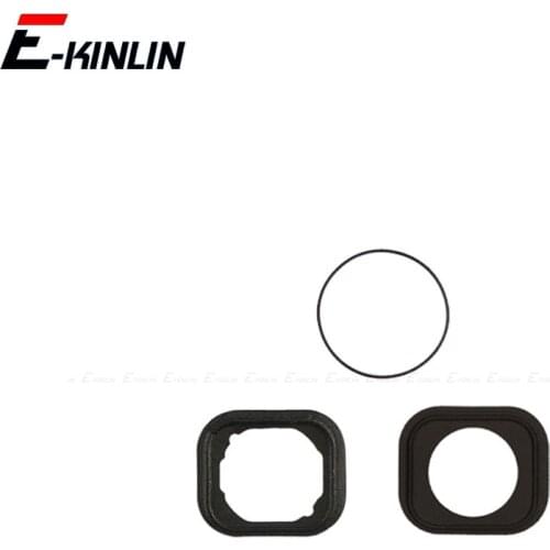 5pcs/lot Home Button Glue Adhesive Rubber Gasket Sticker Holder Replacement Parts For iPhone 4 4S 5 5S 5C SE 2020 6 7 6S 8 Plus
