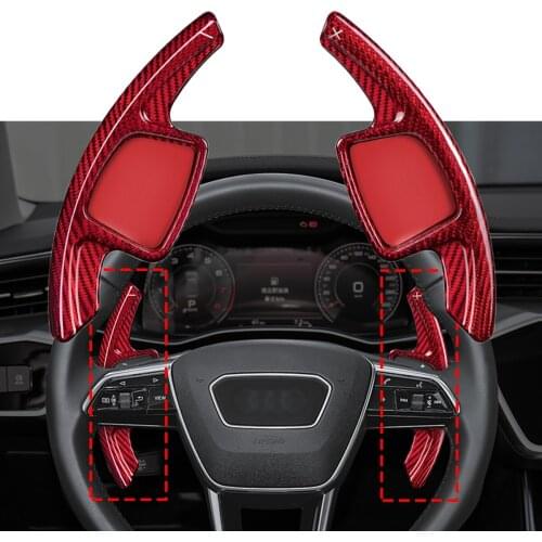 Fit For Audi A6L C8 A7 A8 A8L D5 2019 Accessories Pair Steering Wheel Shift Paddle Shifter Transfer Extension
