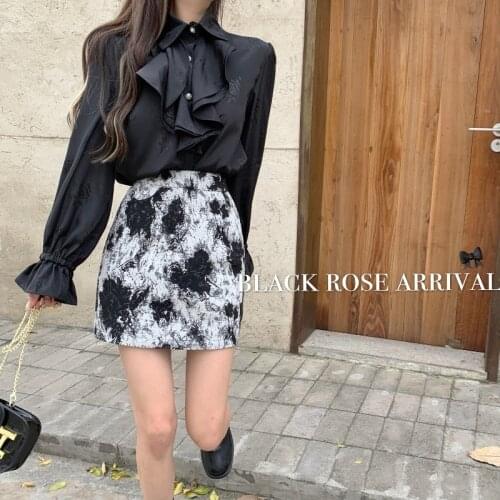 Candy&Liu Womens Black Shirts