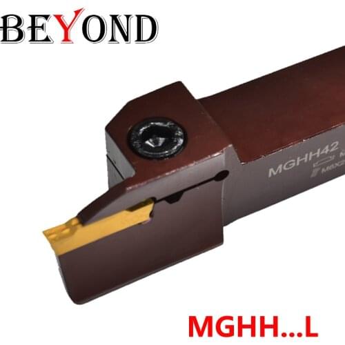 BEYOND MGHH MGHH325L MGHH425L MGHH525L 20/80 80/160 160/400 Lathe Tool Holder MGHH325 Turning Tool Shank Carbide Inserts Bar